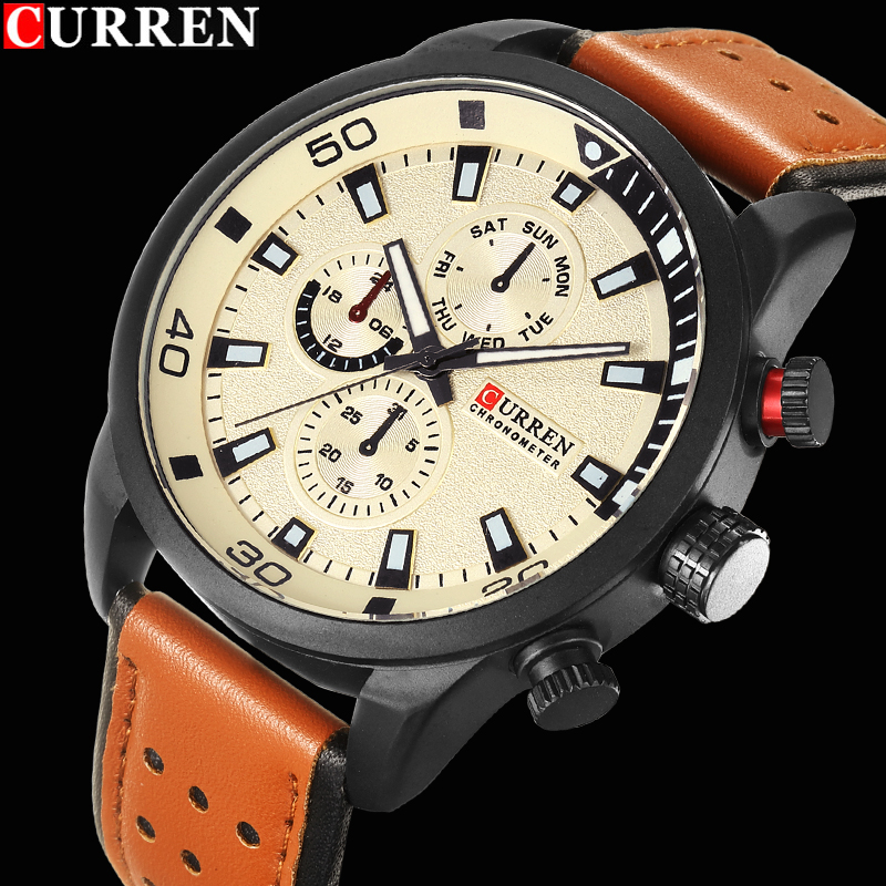 2017 CURREN Moda Orologio Da U - Luxury Watch Maker recensione e prezzo