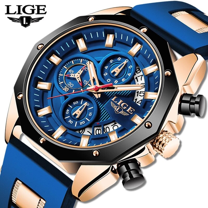 LIGE Moda Uomo Orologi Top Bra - Luxury Watch Maker recensione e prezzo