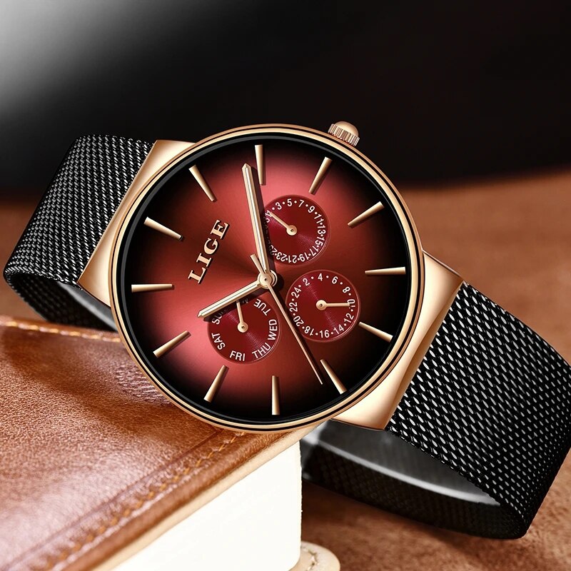 New LIGE Fashion Mens orologi  - Luxury Watch Top 10 recensione e prezzo
