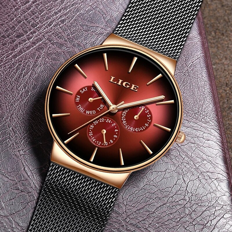 New LIGE Fashion Mens orologi  - Luxury Watch Top 10 recensione e prezzo